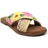 Lazamani - LA75102 - Slippers - Beige - Kunstleer