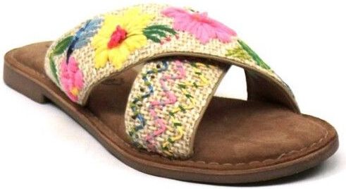 Lazamani - LA75102 - Slippers - Beige - Kunstleer