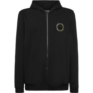 Plein Sport - Hooded Sweatjacket Tiger - Geel - Katoen - Heren