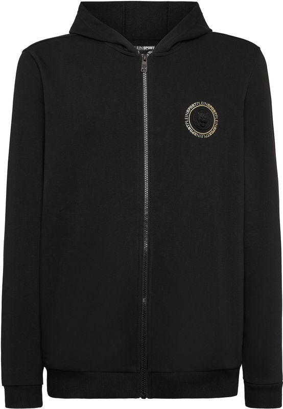 Plein Sport - Hooded Sweatjacket Tiger - Geel - Katoen - Heren