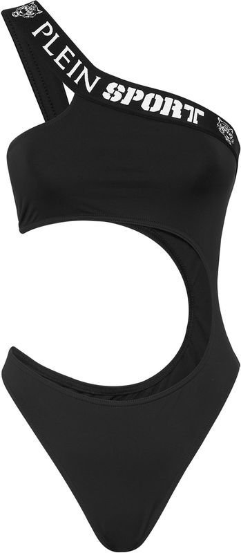 Plein Sport - Monokini Barok Tijger - Badmode - Zwart - Polyester