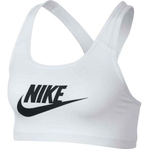 Nike - Swoosh-logo - Trainingssportbeha - Wit