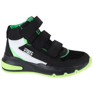 Track Style - 324849-589W2 - Klittenbandboots - Zwart - Leer