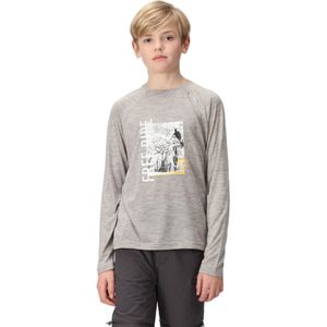 Regatta Burnlee cycling marl t-shirt met lange mouwen voor kinderen/kinderen