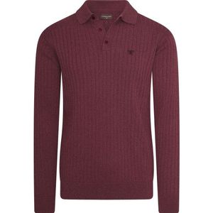 Cappuccino Italia - Massa Knit Polo - Heren Trui - Rood