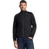 No Excess - Jacket Short Fit Sealed Knitted Mix - Zwart - Winterjas