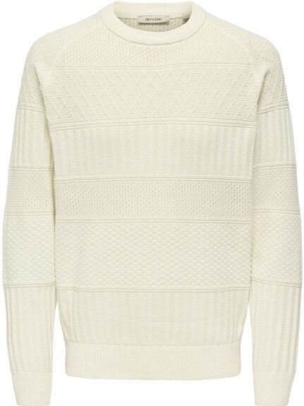 Only & Sons - Onsalkan - Herentrui - Off-white