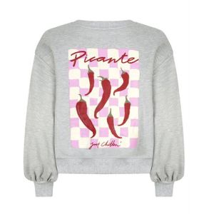 Ydence - Just Chillin - Sweater - Grijs - Hoodie