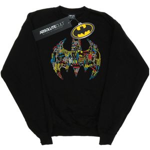 Li-cense Dc comics dames batman batgirl logo collage sweatshirt