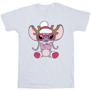 Li-cense Disney heren lilo & stitch engel rendier t-shirt