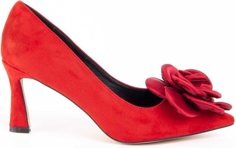 Montevita - Balizia - Pumps - Rood - Hoge Hakken - 7 cm Hakhoogte