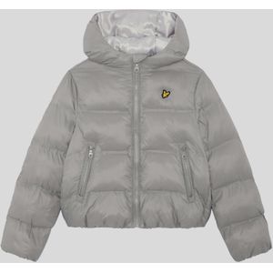 Lyle & Scott - Cropped Pufferjas - Grijs - Jongens