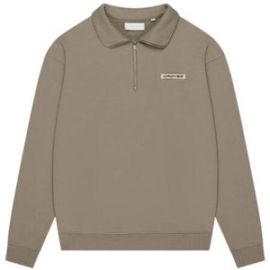 Croyez Homme Etiquette half-zip sweaters cr2-pf25-02