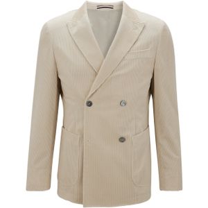 Boss - T-Heston-DB - Colbert - Crème - Slanke Pasvorm - Double Breasted