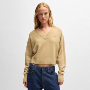 HUGO - Sester_B Trui - Lichtbeige - 50% Viscose 27% Polyester 23% Polyamide