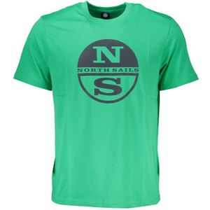 T-shirt - Groen - NS Circle Logo Tee