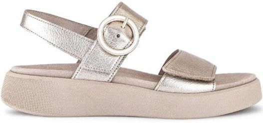 Gabor - Artikel 42.863 62 - Sandalen - Puder - Goldmatt/w