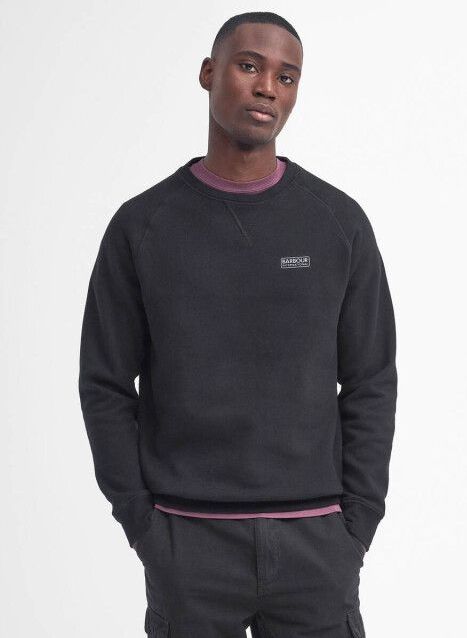 Barbour - MOL0088 - Sweatshirt - Zwart - Crew Neck