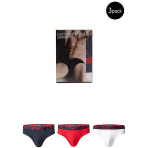 Emporio Armani - Underwear - Herenbriefs - Zwart - 100% Katoen - 3 Pack