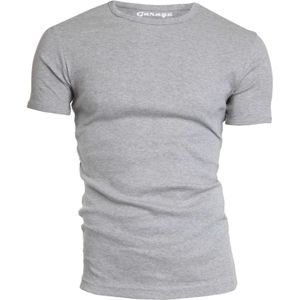 Garage Basis t-shirt ronde hals semi bodyfit grijs
