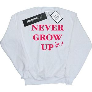 Li-cense Disney dames peter pan never grow up sweatshirt
