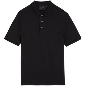 Lyle and Scott Lyle&scott tonal eagle polo shirt polos sp400ton