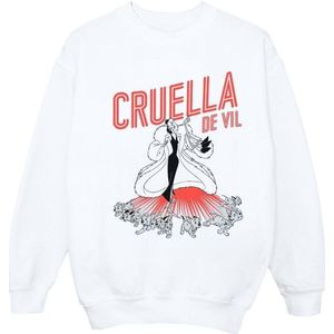 Li-cense Disney dames cruella de vil dalmatiërs sweatshirt