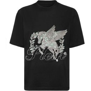 Philipp Plein, Dames, Tops, Wit, Maat: XS Katoen,