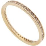 Christian 14 karaat rosé gouden ring met zirkonia