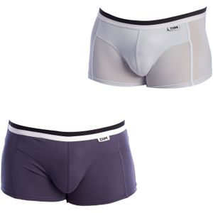 Pack-2 Boxershorts DIM Basic Atmungsaktives Gewebe D05H2 für Herren