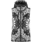 Plein Sport - Short Vest Optical Flower - Gewatteerd Vest - Zwart - Dames - Polyester