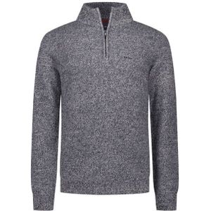 NZA - Wollen Half Zip Trui - Blauw