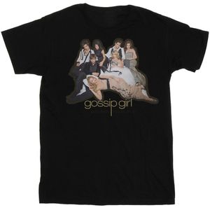 Li-cense Gossip girl dames groepspose katoenen vriendje t-shirt