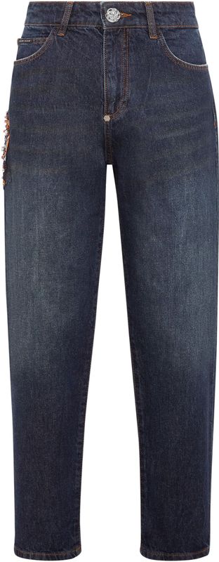 Jeans Mom Pasvorm Paisley