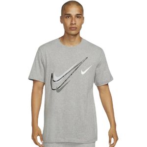 Nike - Court Swoosh-logo - T-shirt - Grijs