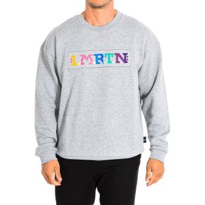 La Martina - TMF304-FP538 - Sweatshirt - Grijs - Heren - Lange Mouwen - Ronde Hals