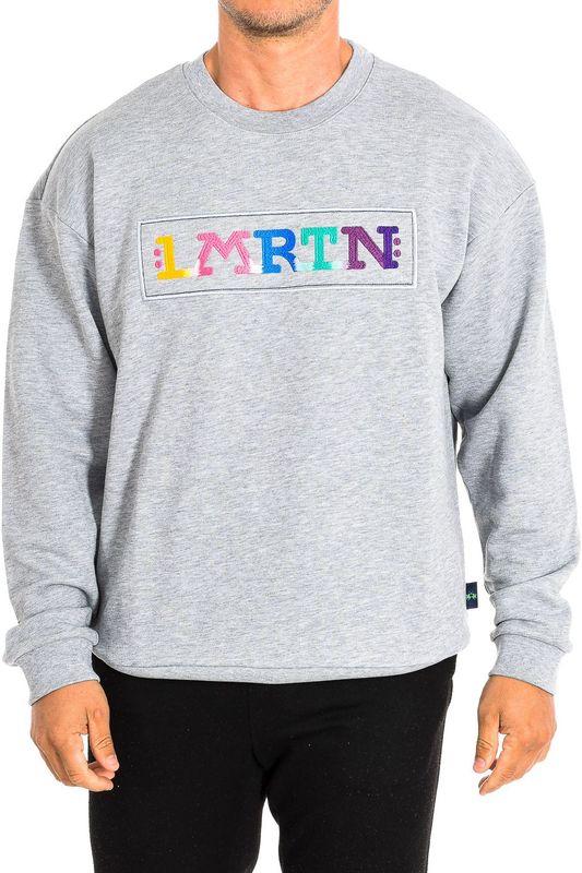 La Martina - TMF304-FP538 - Sweatshirt - Grijs - Heren - Lange Mouwen - Ronde Hals
