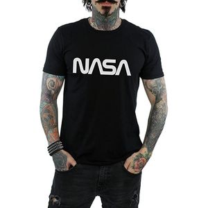 Li-cense Nasa heren modern logo katoenen t-shirt