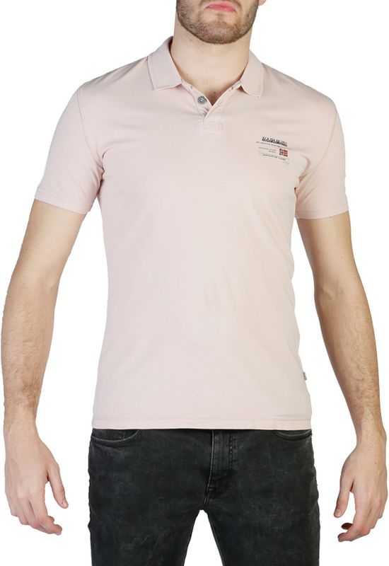 Poloshirt - Katoen - Klassieke Pasvorm - Roze