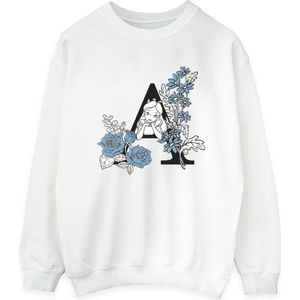 Li-cense Disney dames alice in wonderland letter a sweatshirt