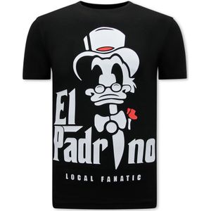 Local Fanatic El padrino print t-shirt