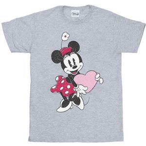 Li-cense Disney heren minnie mouse liefdeshart t-shirt