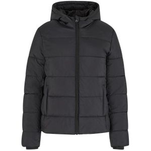 Urban Classics Dames korte pufferjas met capuchon