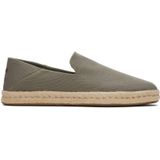 Toms Santiago 10020071 vetiver green canvas 3129