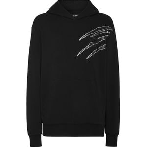 Plein Sport - Lamina Scratch Hoodie - Zwart - Heren - Katoen