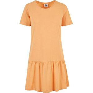 Urban Classics Dames valance t-shirt jurk