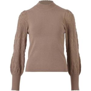Enjoy - 890501 - Gebreide Trui - Taupe