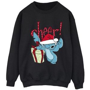 Sweater - Gedrukt - Zwart - 50% Katoen 50% Polyester