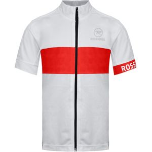 Rossignol - RLEWY13 389 - T-shirt - Wit/Rood - Dames - Korte Mouw Zip Up