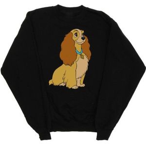 Li-cense Disney dames lady and the tramp lady spaghetti hart sweatshirt